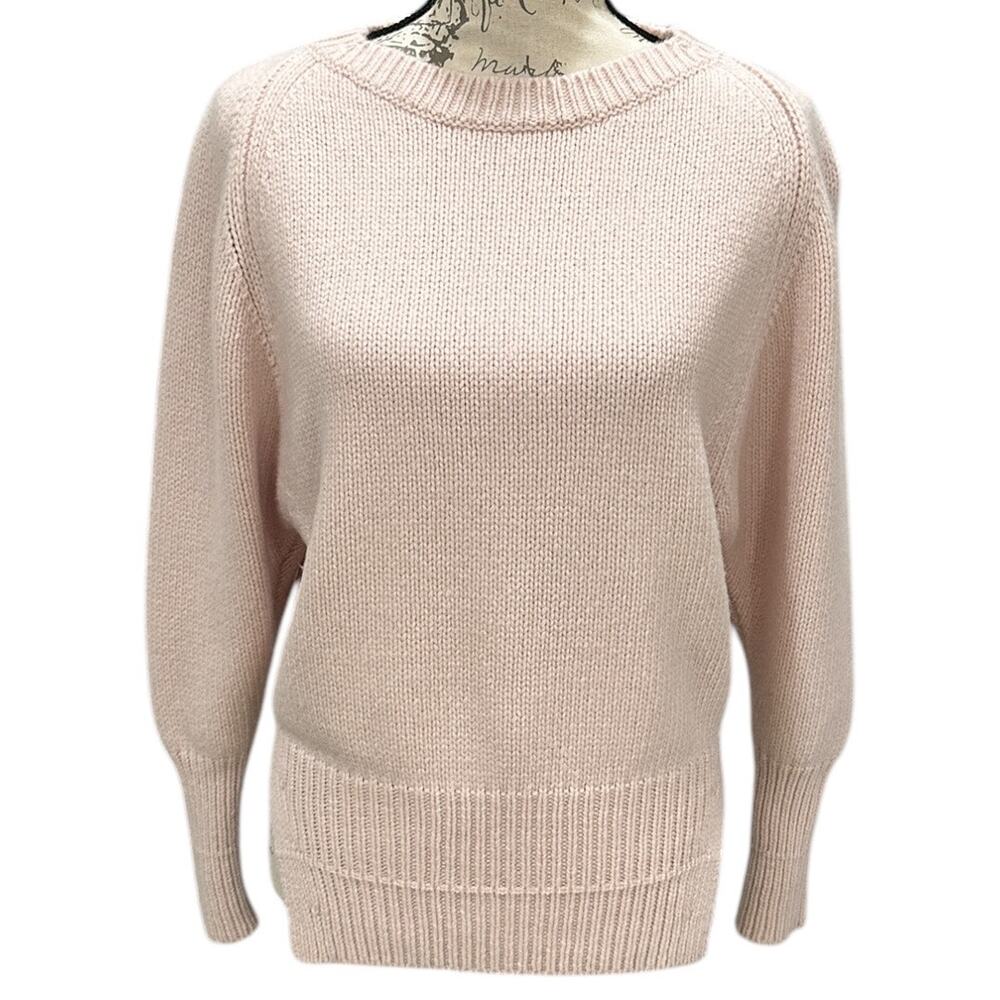 Brochu Walker Lux Cashmere Sweater in Light Pink